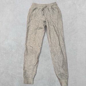 ALO Yoga Gray Distressed Jogger Sweatpants Size Small